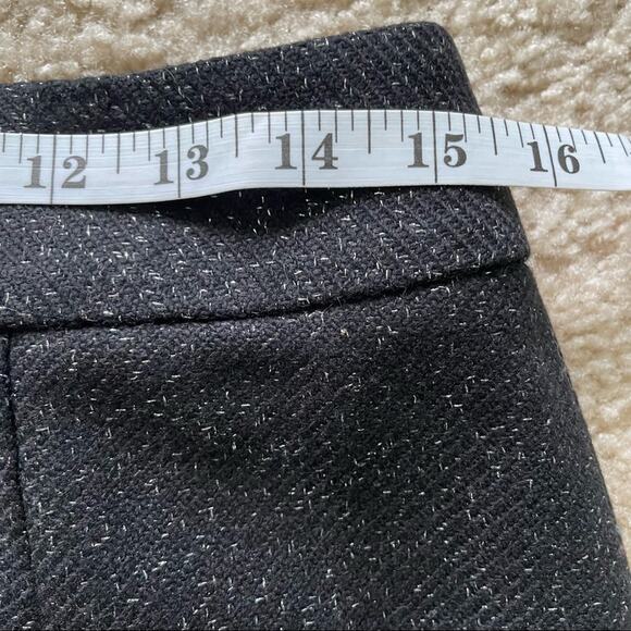 Halogen Silver Sparkle Black Skirt Size 8 - Picture 9 of 13